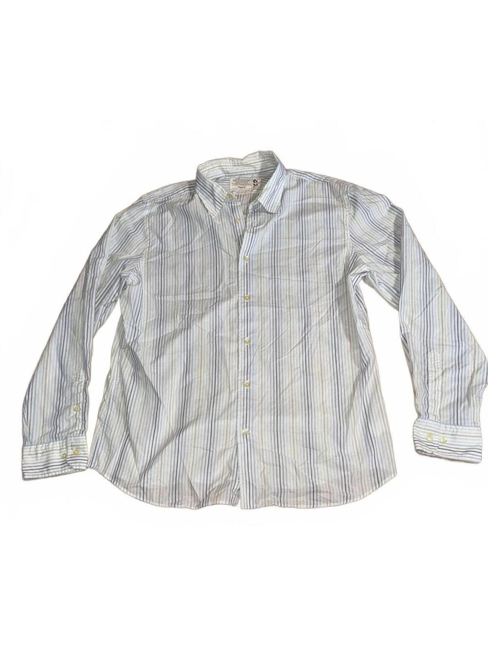 X2 Modern Fit Striped Button-Up Shirt XL